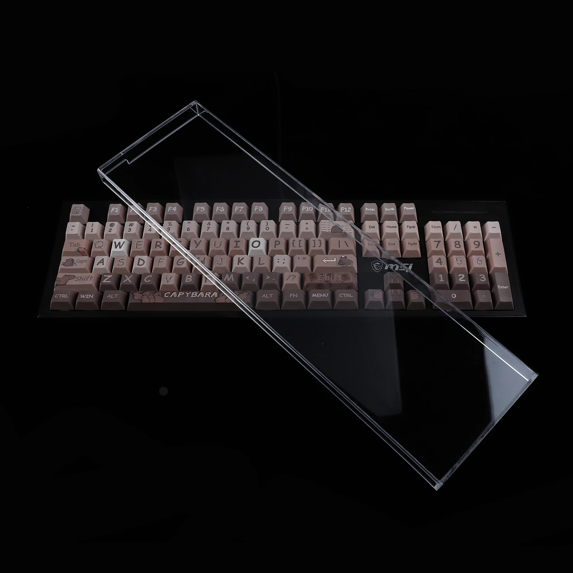 Mechanical keyboard Dust Cover Keycap Lid Acrylic for Razer 108 104 Mechanical Keyboard