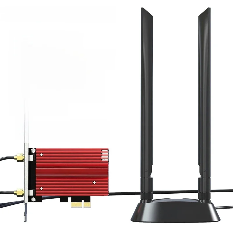 COMFAST 5374M WiFi6E Intel AX210 Bluetooth 5.3 double bande 2.4G/5GHz carte WiFi 802.11AX/AC PCI Express adaptateur réseau sans fil PC