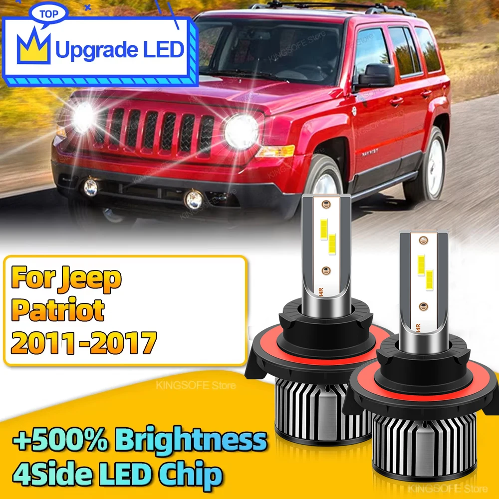 

2 шт. светодиодные лампы для автомобильных фар 180 Вт 9008 H13 автолампы CSP CHip 6000K для Jeep Patriot 2011 2012 2013 2014 2015 2016 2017