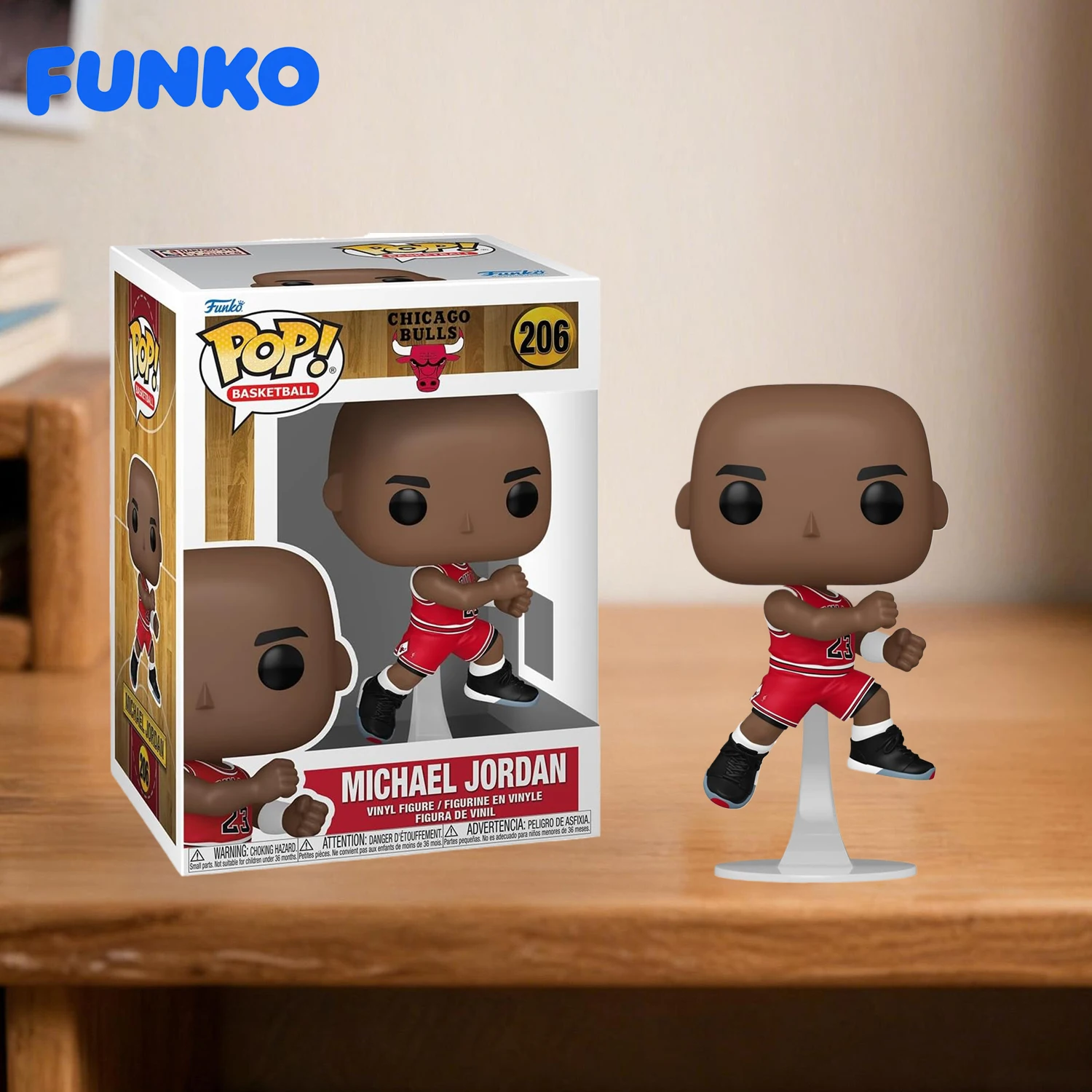 Funko Pop! NBA Chicago Bulls - Michael Jordan "The Shot" 1989 Classic Moment Collectible Vinyl Figure, 1PC.