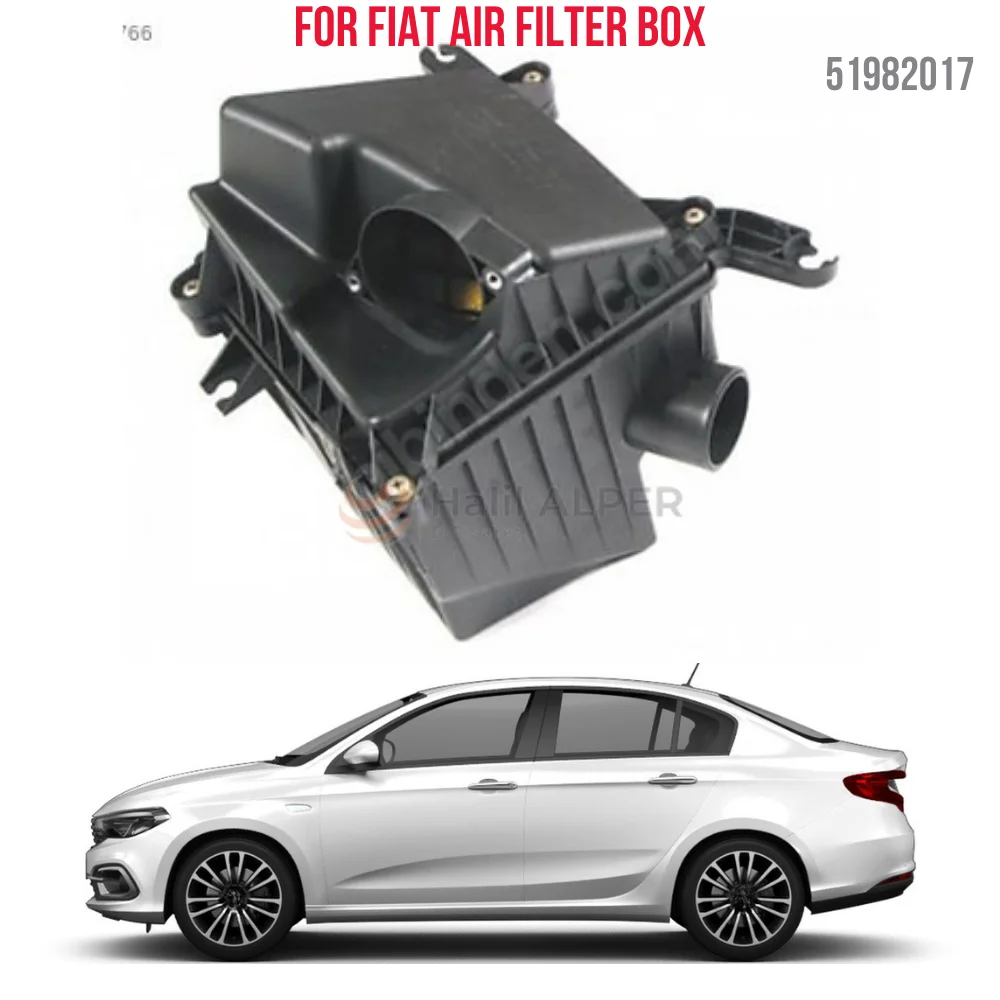 

AIR FILTER BOX FOR EGEA 1.4 GASOLINE 1.6 DIESEL OEM 51982017 SUPER QUALITY HIGH SATISFACTION AFFORDABLE PRICE FAST DELIVERY