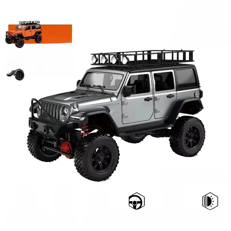 MN128 1/12 RC voiture 4WD Jeep modèle 2.4G télécommande lumière LED 4X4 hors route 4WD escalade RC camion électrique jouet voiture cadeau pour garçon