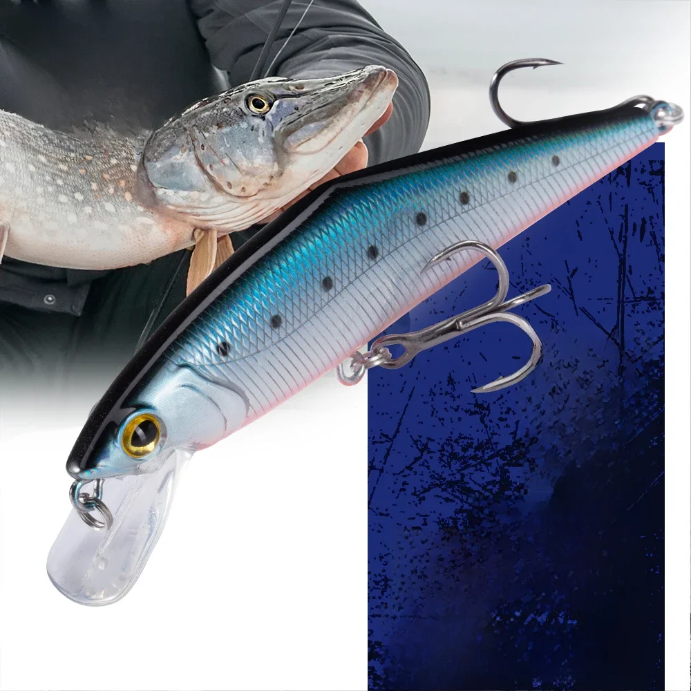 D1 Stream Minnow przynęty 63mm/7.5g 85mm/14.7g tonąca sztuczna twarda słonowodna LaserBait D-CONTACT na pstrąga okoń — zdjęcie 2