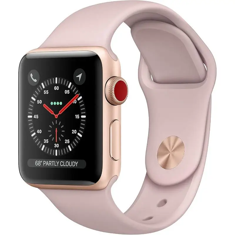 Apple Watch Series 3 Aluminum 38mm A1858 (GPS Only, No Cellular) Gold - Refurbished Good Condition