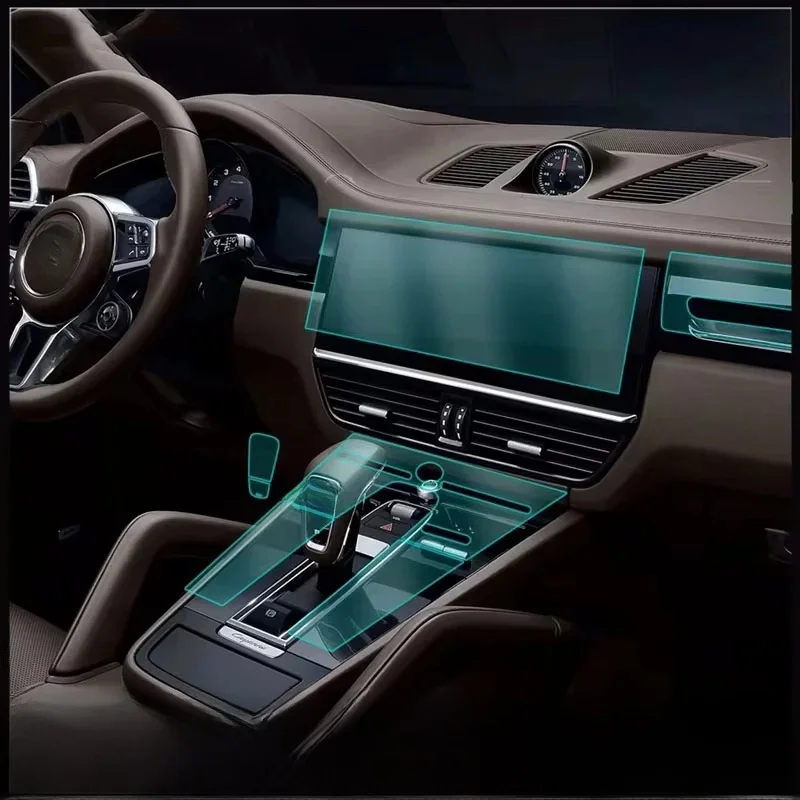 Protecteur d'écran pour Console centrale de Navigation de voiture, Film de protection en acier en verre trempé pour Porsche Cayenne Coupe 2019, accessoires