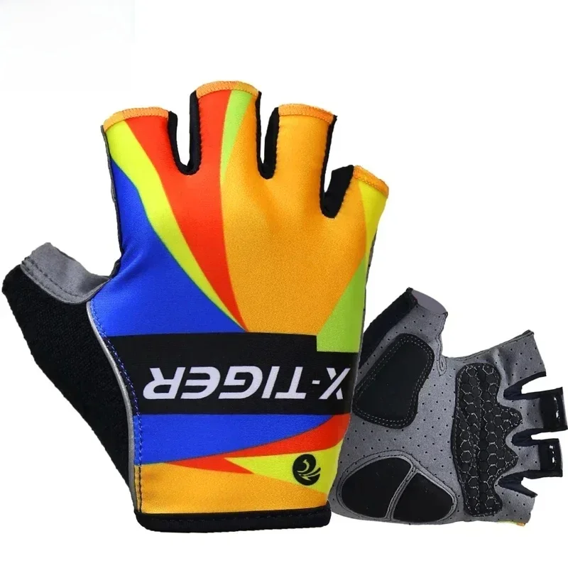 AliExpress X-TIGER X-Tiger Road Bike 3D GEL Anti-Shock MTB Road Bike Gloves Reflective Anti-slip Sports Gym Gloves
