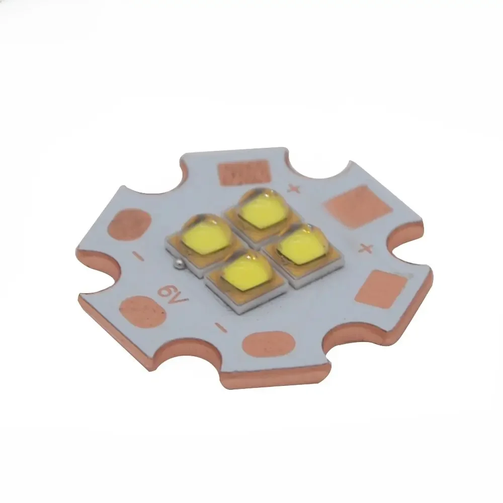 5PCS LG3535 4 Chips 18W LED Emitter 3V/6V/12V zamiast MKR XHP50 Cool White Warm White B LED z 20MM Cooper PCB — zdjęcie 2