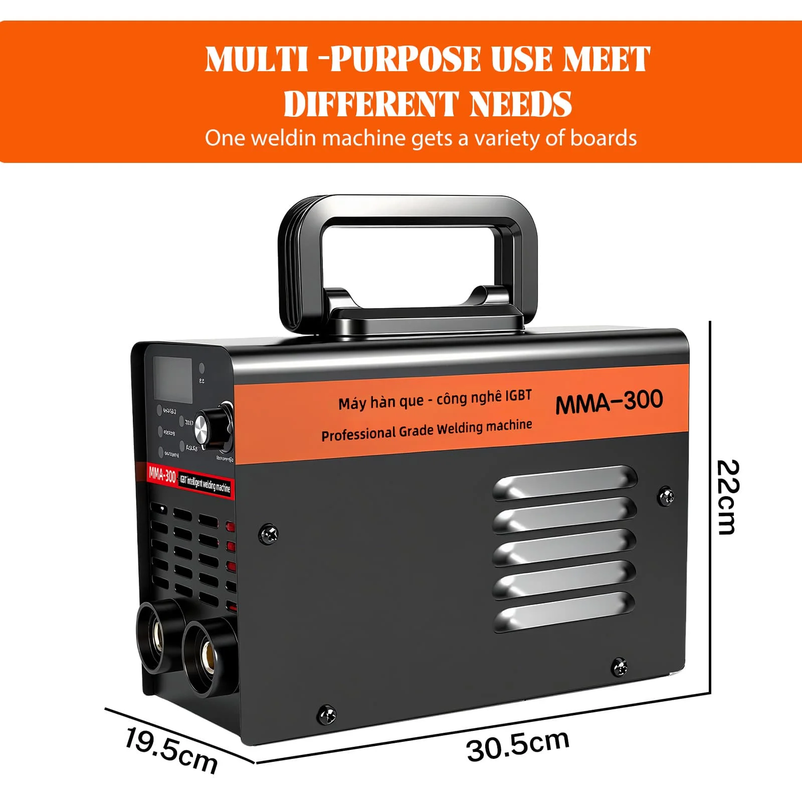 ماكينة لحام محمولة MMA 300 220 فولت تيار قابل للتعديل معدات لحام كهربائي مدمجة دليل لحام قوس معدني #5