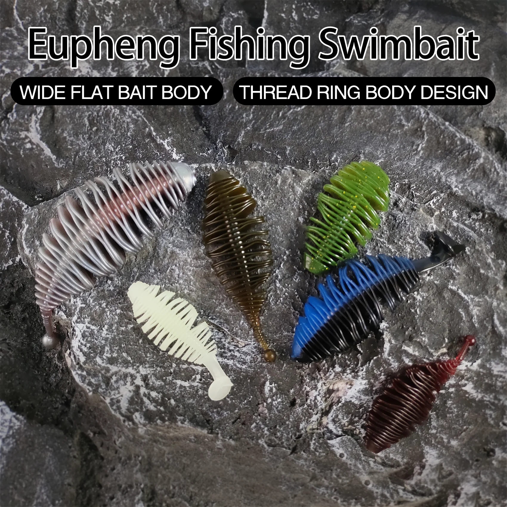 Aventik 20 قطعة منفاخ الخيشومية لينة الصيد إغراء دودة الاصطناعي سويم 50mm70mm100mm140mm بيونيك لينة علقة الصيد أسماك الطعم