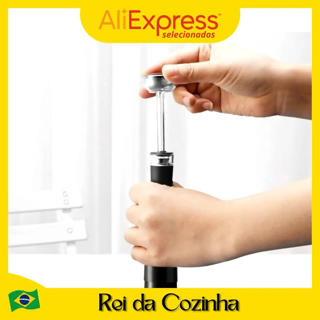 Kit Completo de Acessórios para Vinho Abridor Bico Dosador Cortador de Lâmina Ideal para Degustação Conjunto Sofisticado