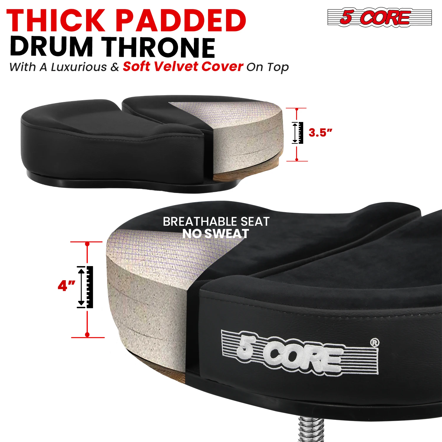 5 Core Drum Throne 5