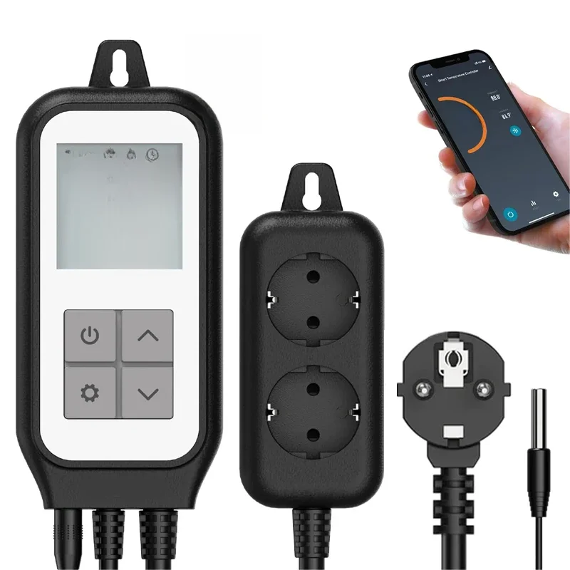 Tuya WIFI Digital Temperature Controller Thermostat Regulator Heating Cooling Control Thermoregulator Smart Life Remote Control