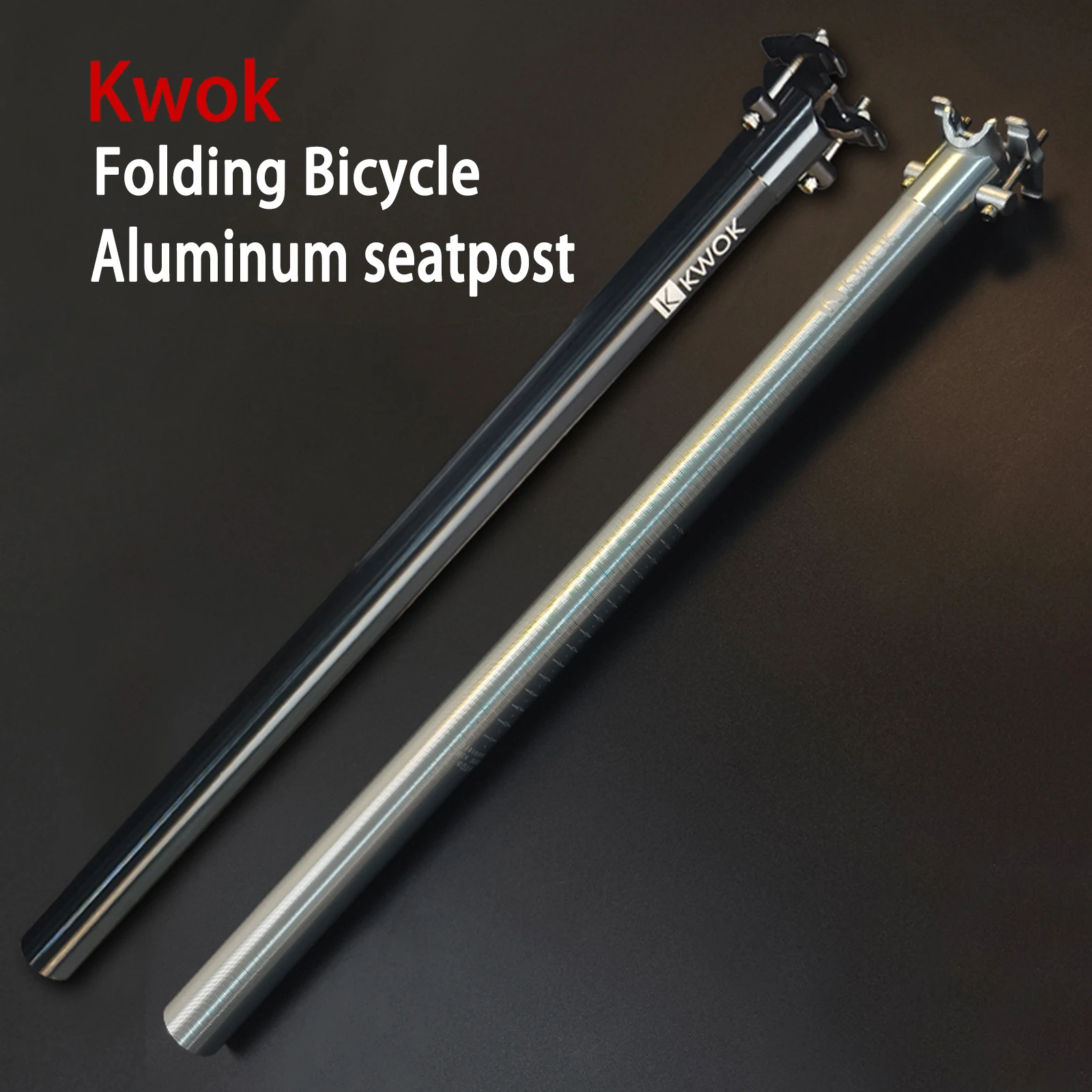 

Складной велосипедный подседельный штырь Kwok из алюминиевого сплава Ultraligh BMX MTB, складной подседельный штырь для горного велосипеда, трубка сиденья для велосипеда 33,9*580 мм, детали