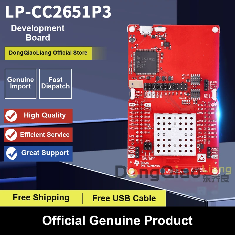 In stock: LP-CC2651P3 SimpleLink Multi-Standard Wireless CC2651P3 LaunchPad