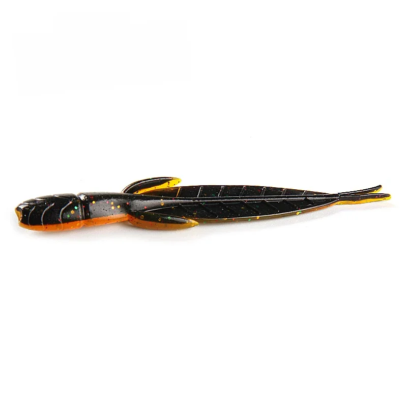 Superkontinent heißer Angelköder 78 mm/20 Stück C-4 Blutegelköder Köder Larve Weichköder