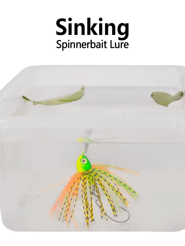 12g/15g/20g gabarits basse appât Buzzbaits fil appât Spinnerbait rotatif paillettes brochet leurres de pêche eau salée Pesca matériel de pêche