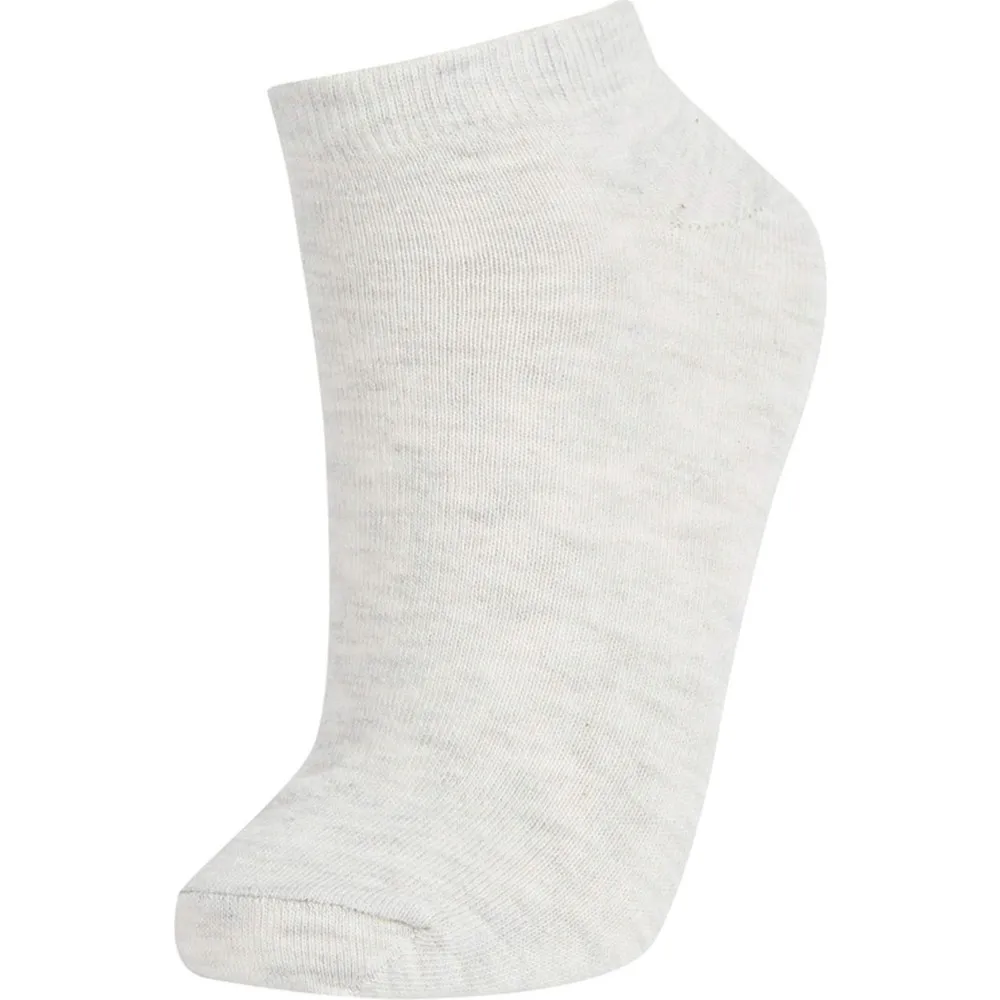 Set of 5 Women  Cottony Booties Socks Cute Floral Pattern Fashion Breathable For Female Casual Style Casual Socks