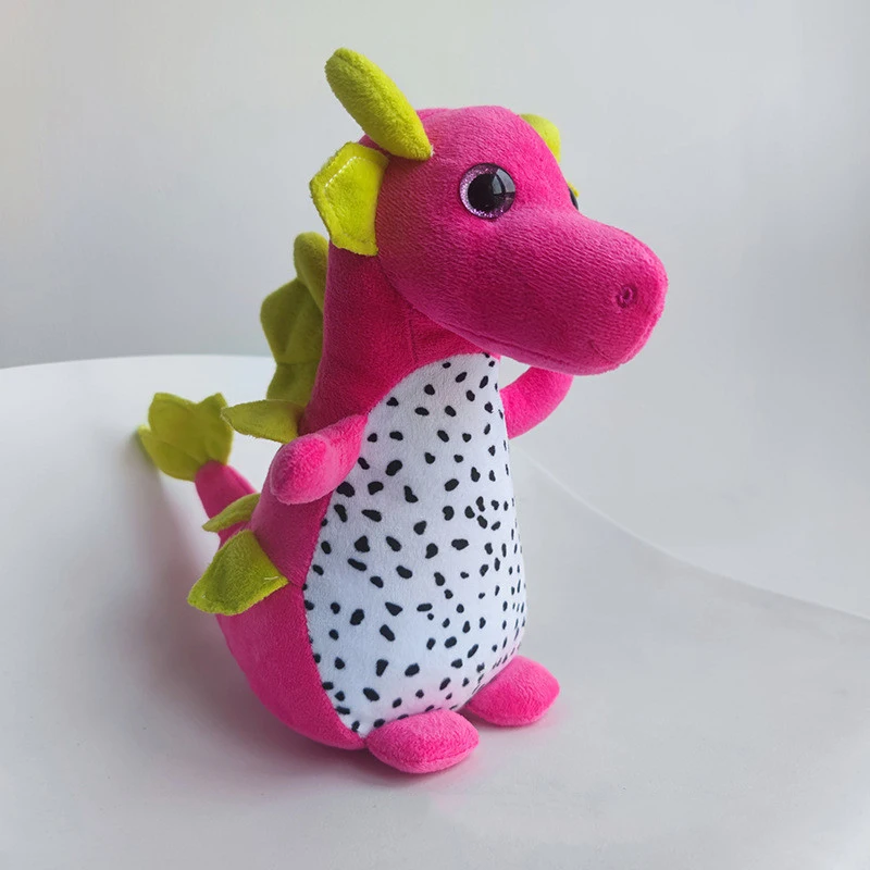 25cm Cartoon Cute Pillow Doll Dragon Fruit Dinosaur Plush Plush Toy Kawaii Children Birthday Gift