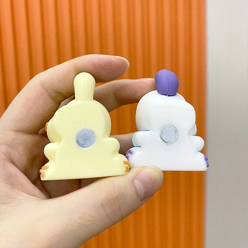 MINISO 2Pcs Anime Magnetic Keychain Cute Pochacco PomPomPurin Key Ring Kawaii Anime Melody Kuromi Pendant Decoration Kids Gift image 6