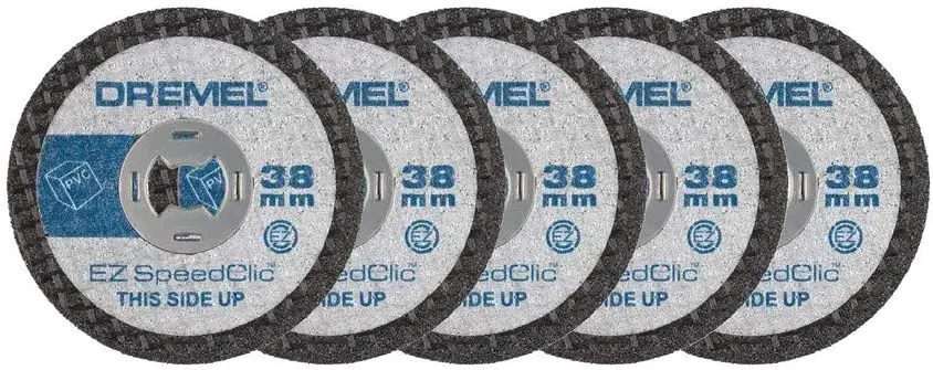 Dremel SC476 SpeedClic Cutting Wheels Multi Pack, Rotary Tool Accessory Kit of 5 Cutting Discs, 38 mm