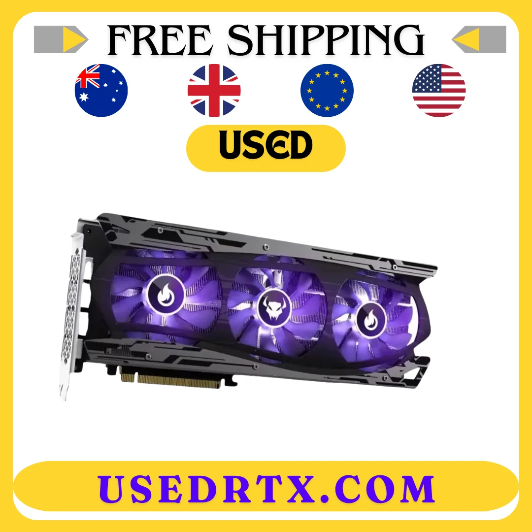 

2024 USED NVIDIA Graphics Card Geforce RTX 3060 12G placa de video 3060 GDDR6 192bit Video Card RGB Computer Desktop GPU rtx