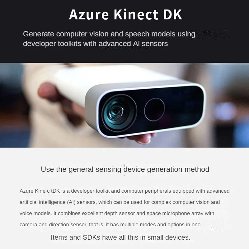 Kit de desarrollo de cámara estéreo inteligente Azure Kinect DK, Original, envío rápido, 2022