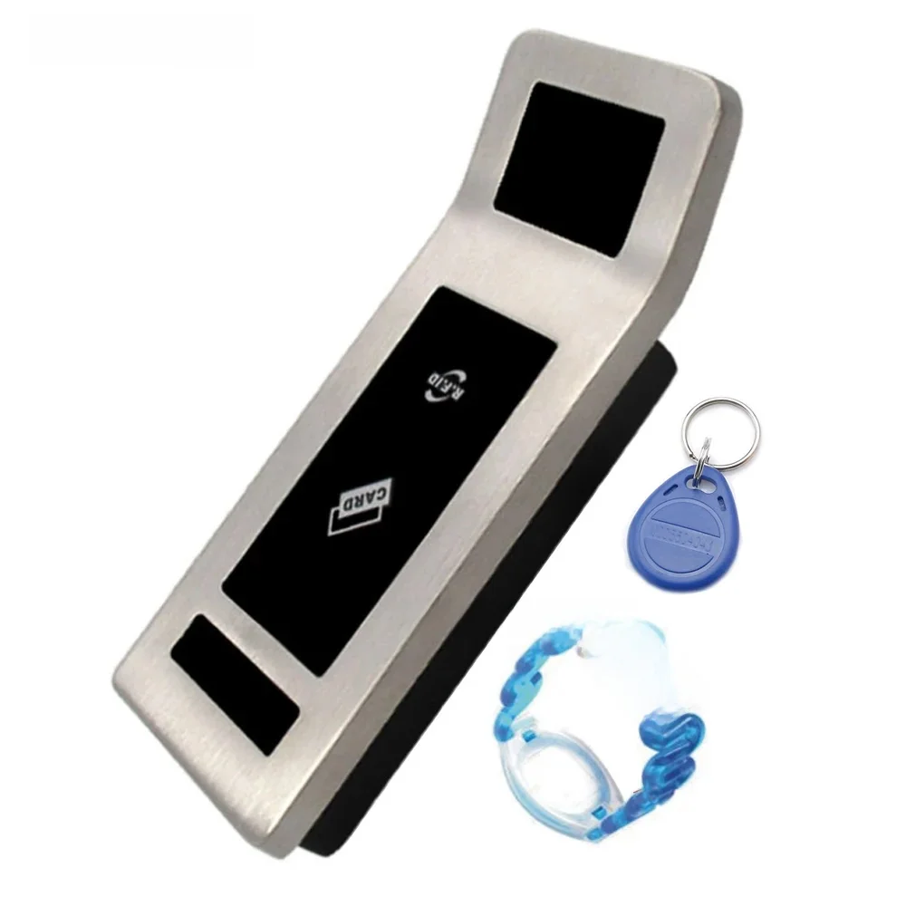 Stainless steel RFID Electronic locker 125khz RFID Smart door lock for cabinet locker sauna and office hotel home swimming pool