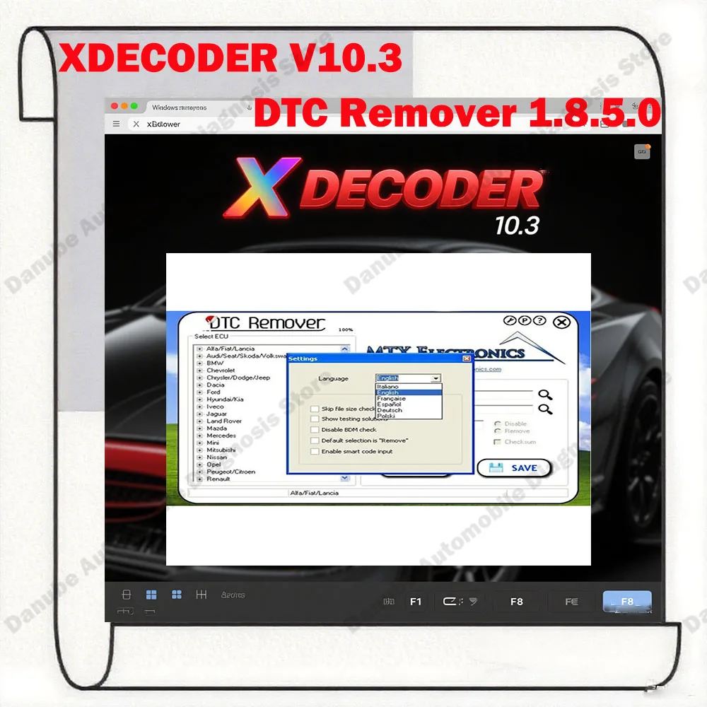 

Средство для удаления DTC 1.8.5.0 для KESS + XDecoder 10.3 Средство для удаления DTC OFF Удаление программного обеспечения Сключение ошибок DTCRemover для многих ноутбуков