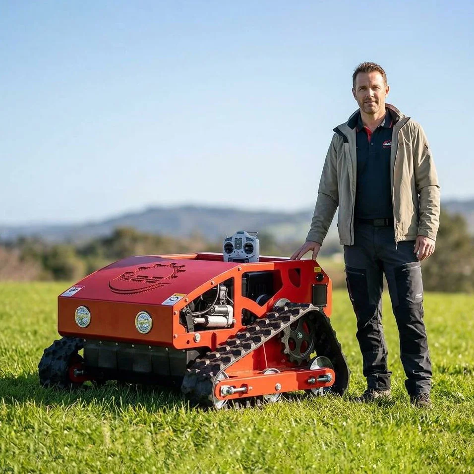 All Terrain Customized Lawn Mower Wide Cutting Range Long Remote Control Distance Flexible Use for Different Terrains CE EPA