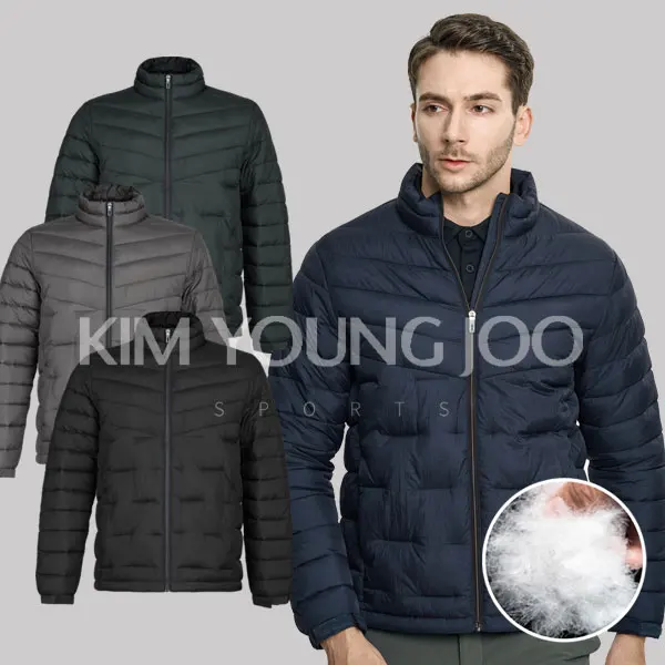 Lee Ji-by Kim Young-Joo Sports Hot Winter Men's lightweight padded jacket (M5WJ11)