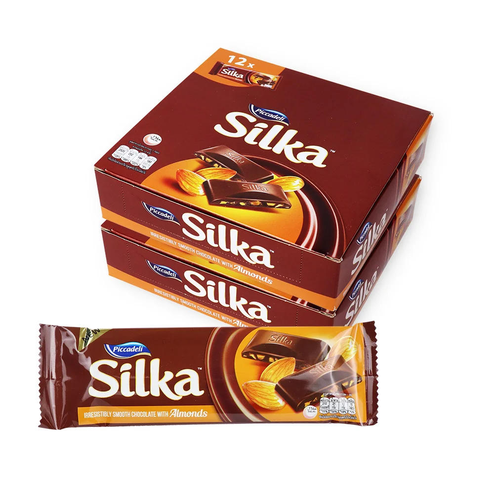 Chocolate Silca Almendras 38g X 24 (Relleno)