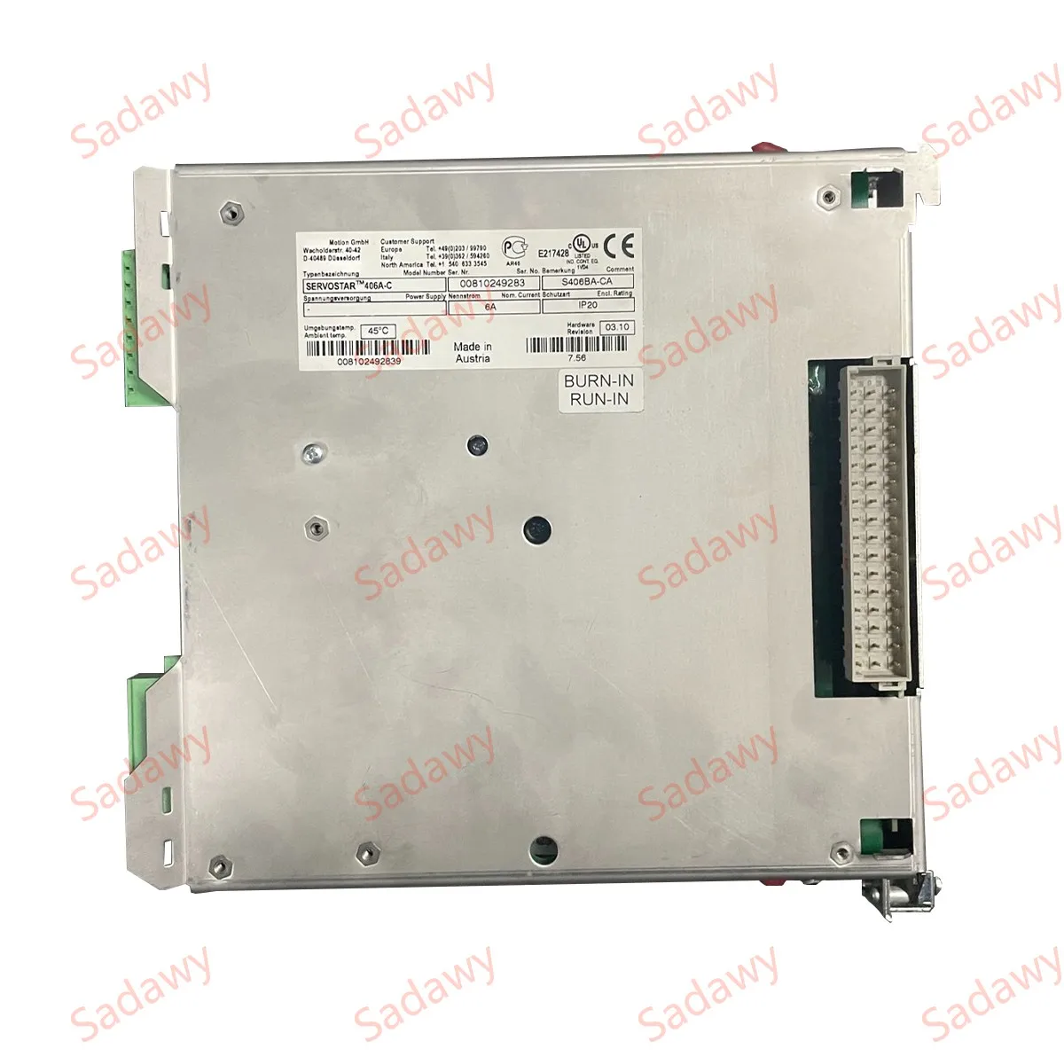 Koll-morgen Used Servostar 406A-C S406BA-CA Servo Driver with warranty