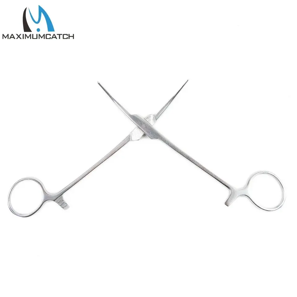 Maximumcatch DE016 14cm/16cm/18cm Fly Fishing Forcep Fishing Accessory Curved Hemostats