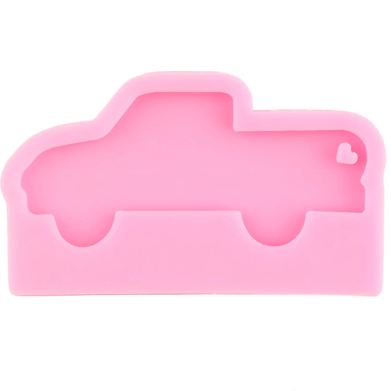 DIY Bus Tractor Silicone Keychain Mold Truck Van Pendant Resin Clay Molds Decoration Jewelry Epoxy Casting Making Moulds