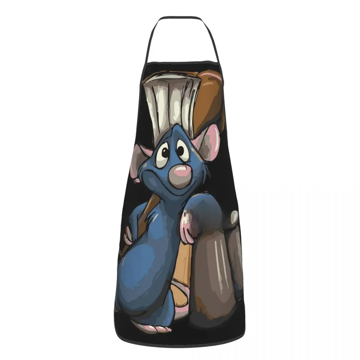 Tablier de barbecue réglable résistant aux marchandises, dessin animé Remy Ratatouille, pour hommes et femmes, Chef