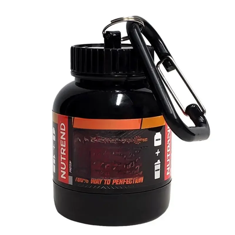 100/200 ml draagbare eiwitpoedersupplementcontainer Lichtgewicht lekvrije opslagfles - afbeelding 2