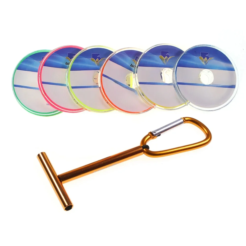 110FT/Roll Fly Fishing Tippet Line Clear Nylon Monofilament z uchwytem Leader Trout Bass Fishing Tackle 0X 1X 2X 3X 4X 5X 6X — zdjęcie 2