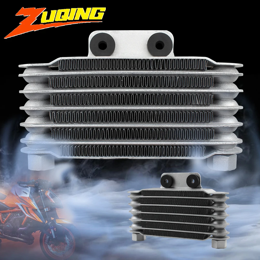 

Motorcycle Radiator Cooler 6 Row for Suzuki Honda Kawasaki Yamaha Universal Aluminum Water Cooling 50cc-125cc Pit Bike Radiator