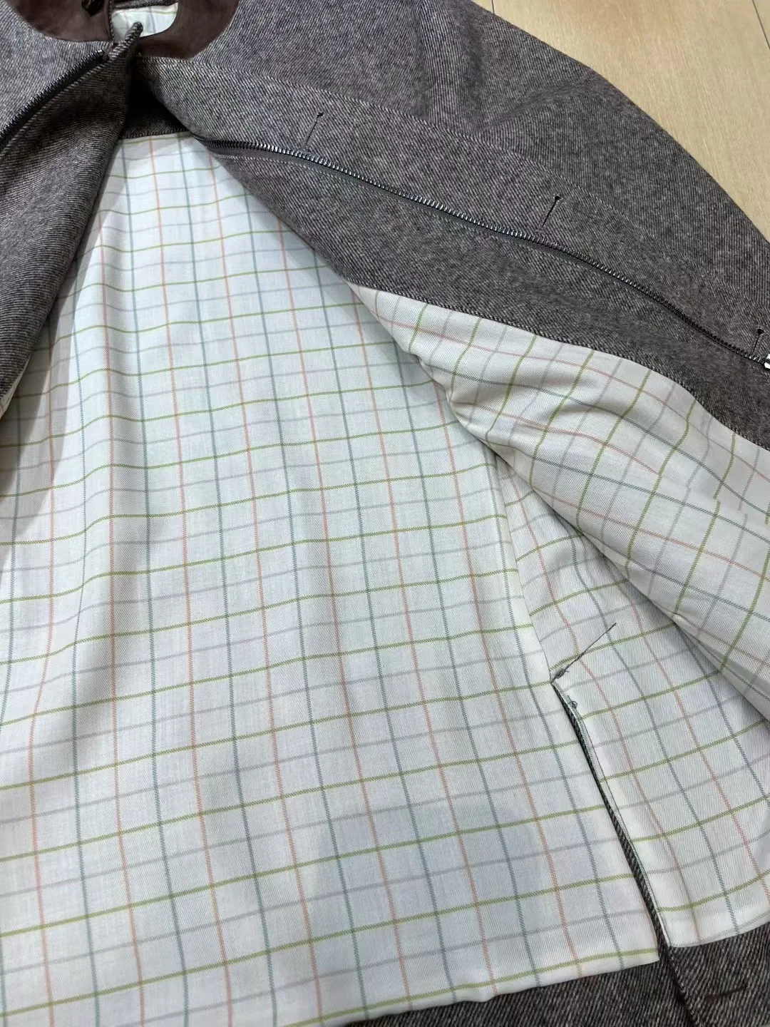 Winter-autumn classic women's turn down collar wool jacket