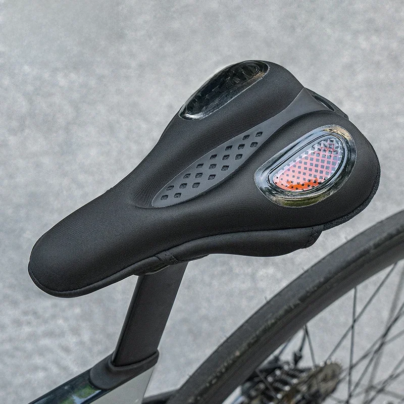AliExpress ROCKBROS Bicycle Seat Cover Saddle Liquid Silicone Gel Shock-Absorption High Rebound Breathable Comfortable Cushion Rain Cover