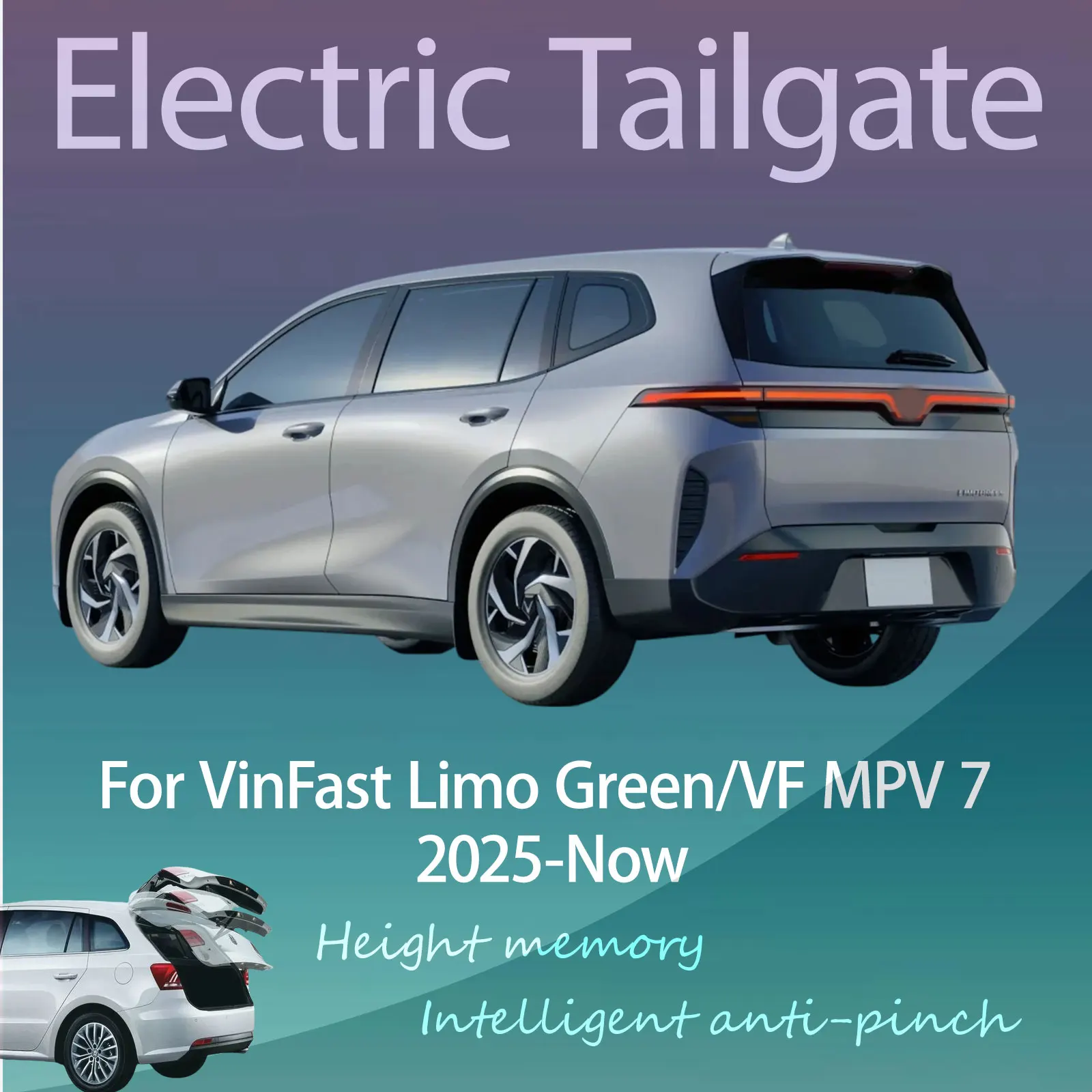 For VinFast Limo Green/VF MPV 7 2025-now Electric Modified Tailgate Intelligent Height Automatic Lifting Key-Controlled Trunk