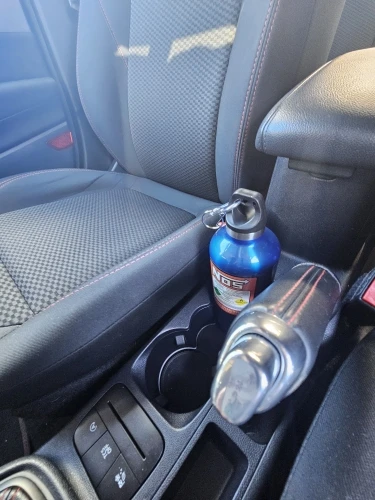 Botella NOS estilo racing coche