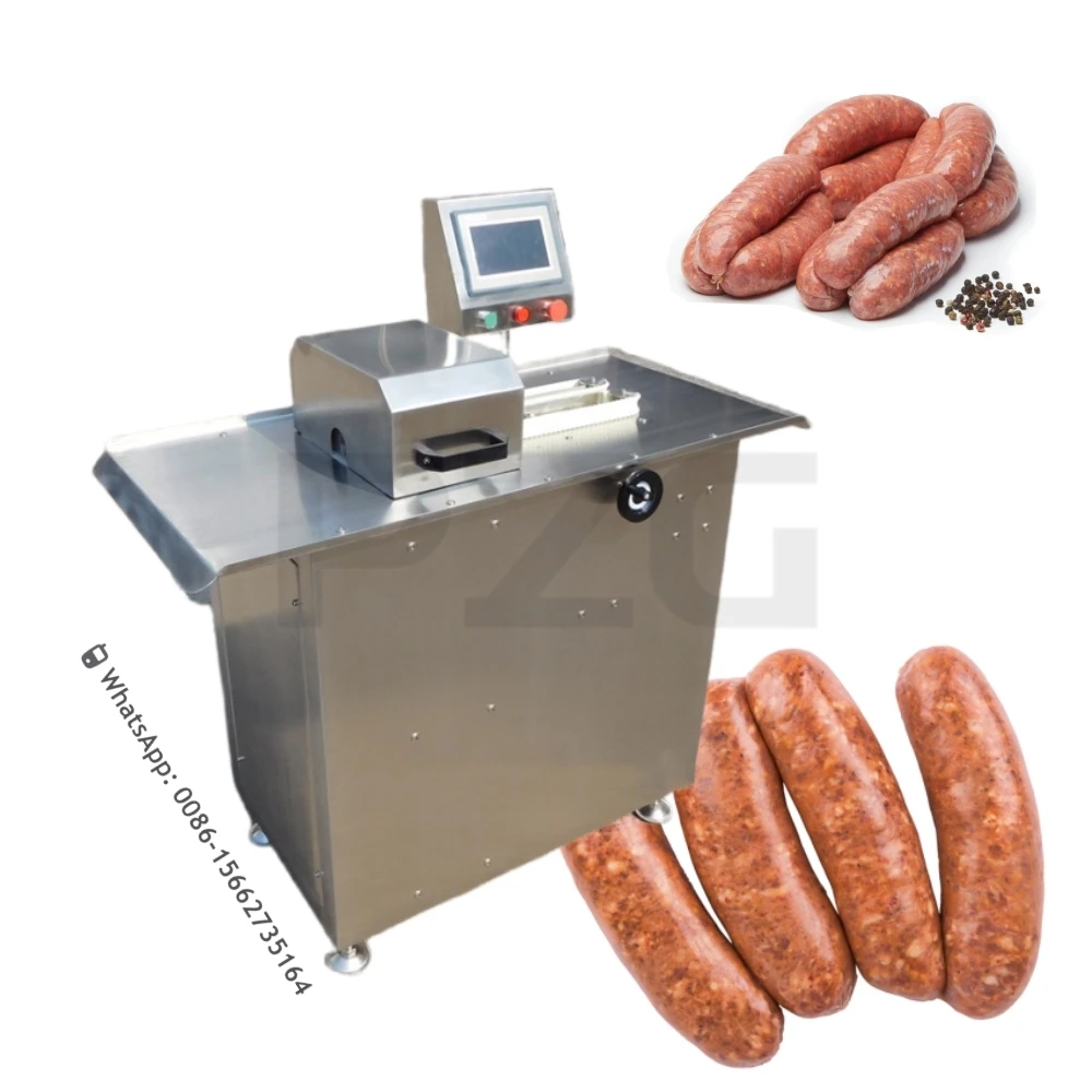 Automatic Single Line Sausage Linking Bind Knot Tying Tie Winding Machine Linker For Sausage Binding Machine