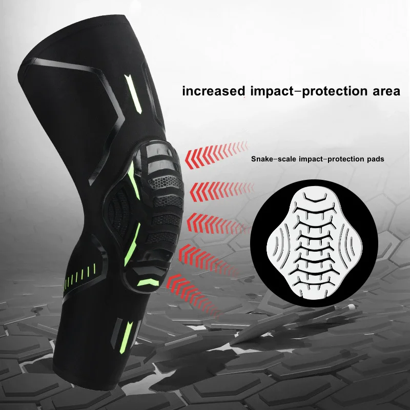1PCS Sports Crashproof Knee Support Pad Elbow BraceLeg Compression Sleeve Outdoor Basketball Football Bicycle Knee Protector