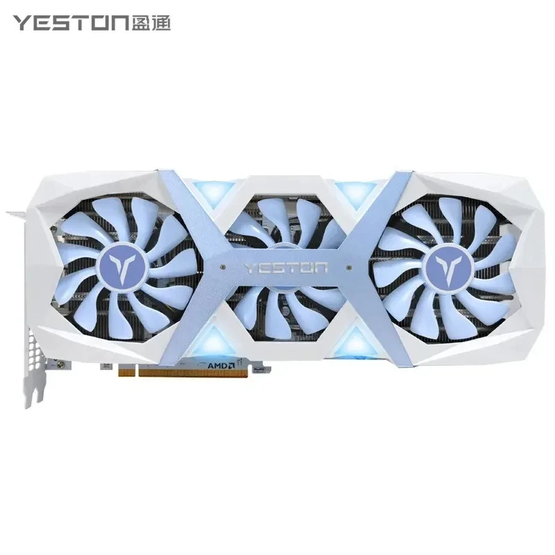 USED Yeston-AMD RX 6750GRE EAGLE 10G Three fan graphics card, Placa de vídeo,GDDR6, 192 bits, PCIe 4.0