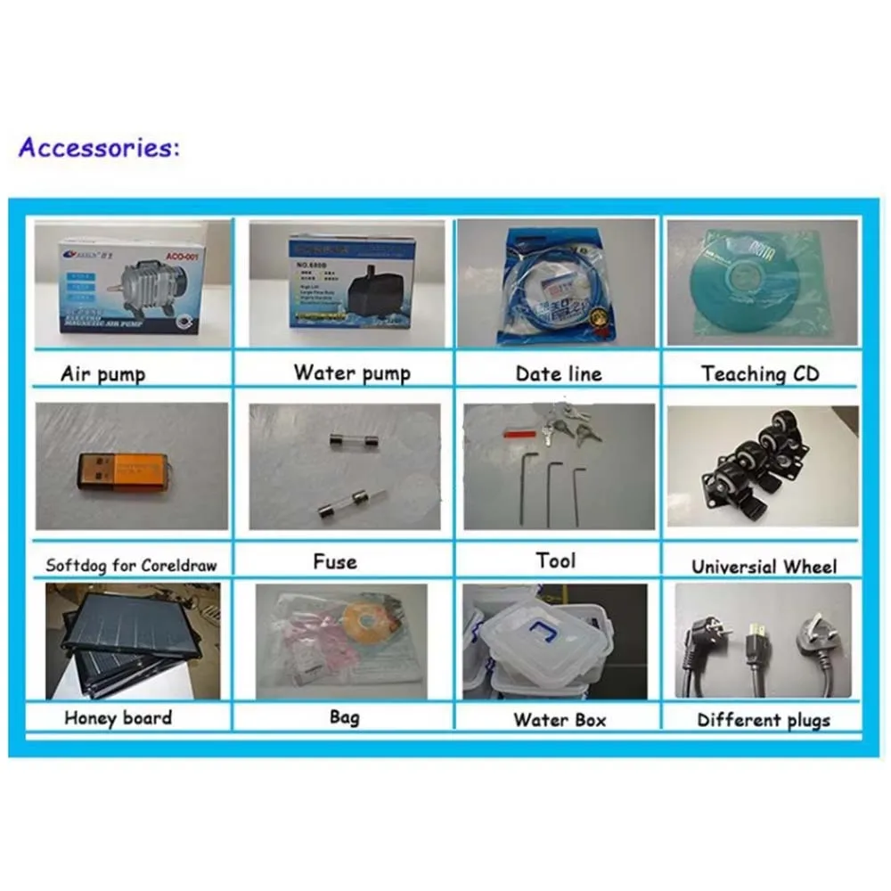 1610 Two-Head Automatic Laser Cutter Machine Double AI Engine Core Non-Metal Materials Including Rubber Wood Stone LAS