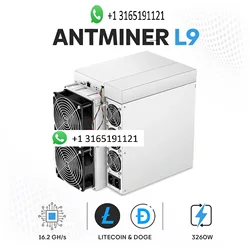 S. BUY WITH HAPPINESS BUY 10 AND GET 5 FREE NEW Bitmain Antminer L9 Litecoin & Dogecoin Miner 16.2Gh/s