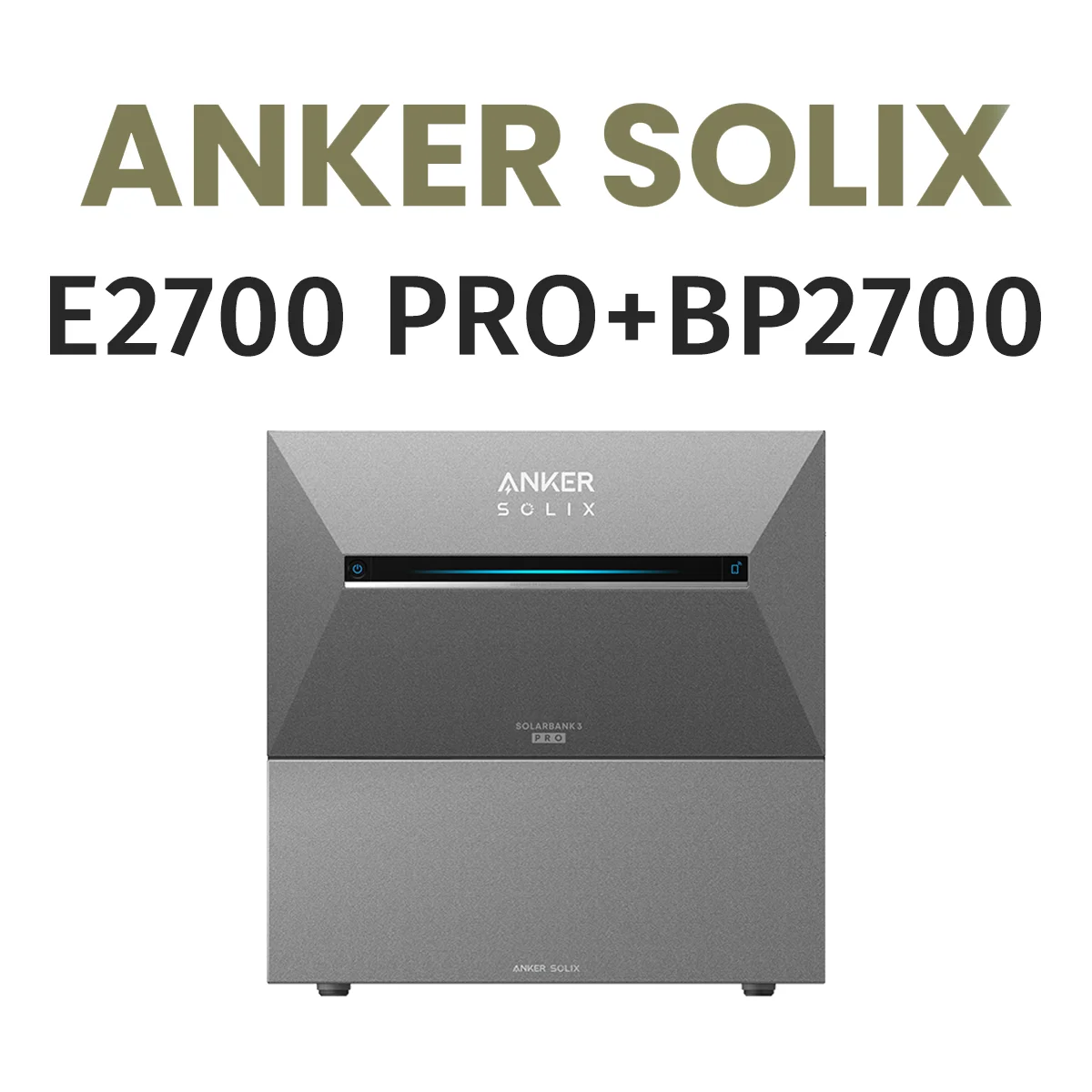 Anker SOLIX Solarbank 3 E2700 Pro + BP2700 Erweiterungsakku, 5,4 kWh