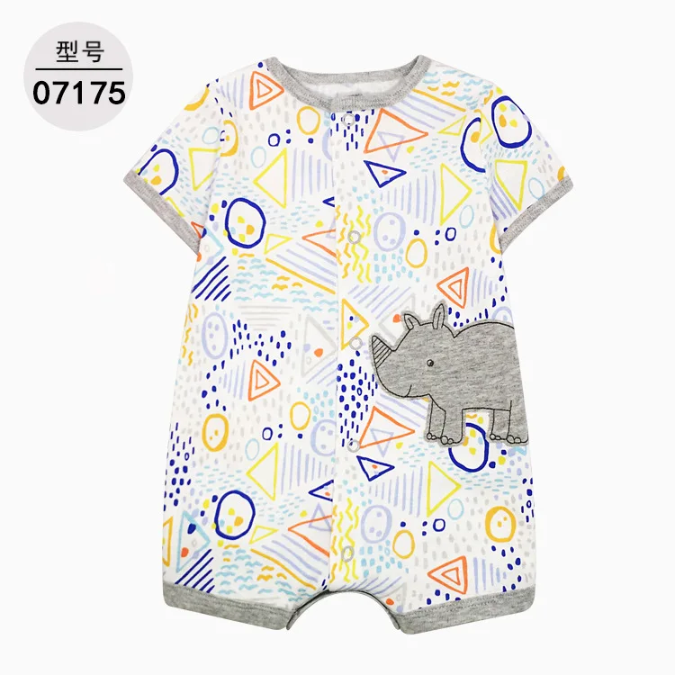 Summer Style Baby Clothing Romper One Piece Bodysuit Cotton Baby Clothes Girls Outfit Cartoon Animal Clothes Bebe Jumpsuits