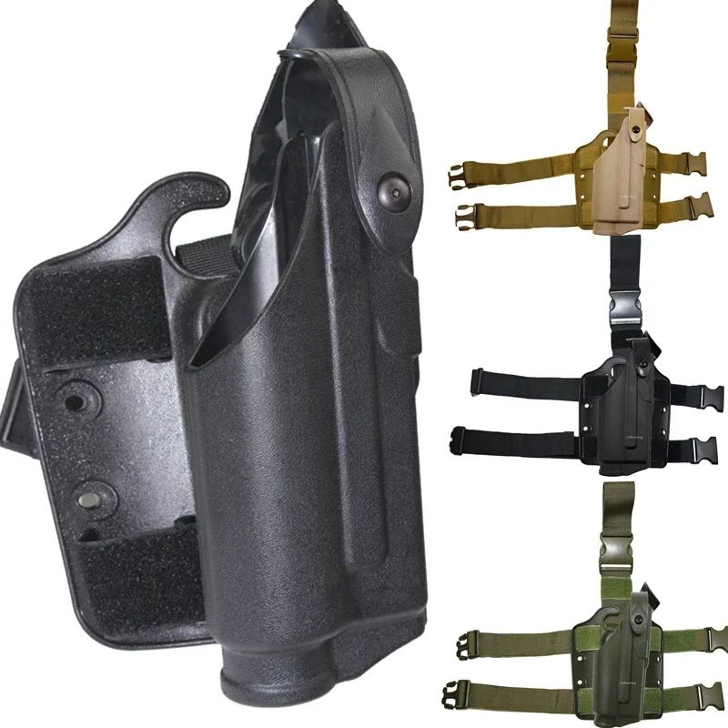G17 lampe de poche roulement cuisse étui tactique pistolet Holser pour G 17 19 pistolet chasse goutte jambe étui pour X200 lumière